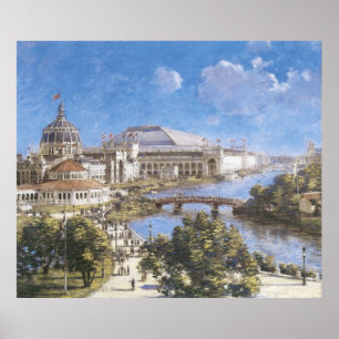 Póster Exposición colombiana de Chicago