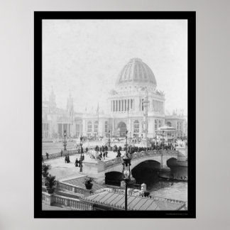 Póster Exposición colombiana mundial en Chicago 1893