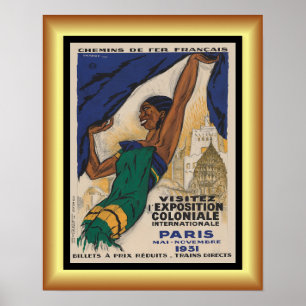 Póster Exposición Colonial Internacional ~ París ~