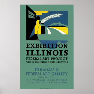 Póster Exposición de Illinois