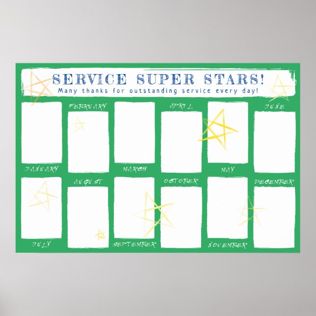 Póster Exposición de la foto del empleado del reconocimie (Frente)