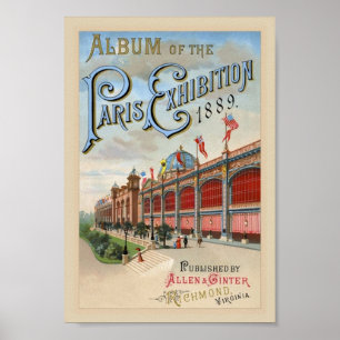 Póster Exposición de París de 1889