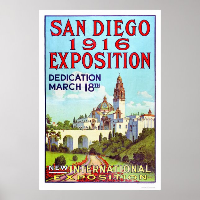 Póster Exposición de San Diego 1916 (Frente)