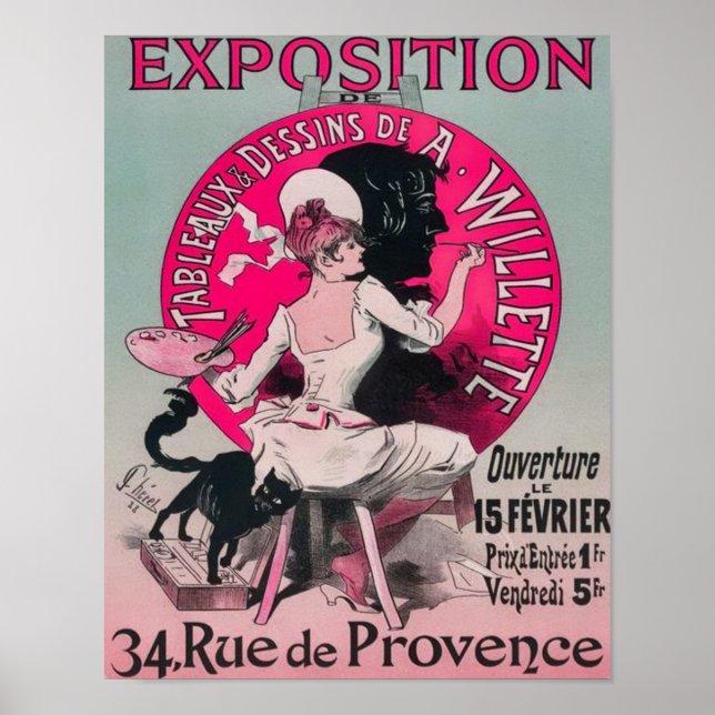 Póster Exposición de Tableaux de París de 1897 (Frente)