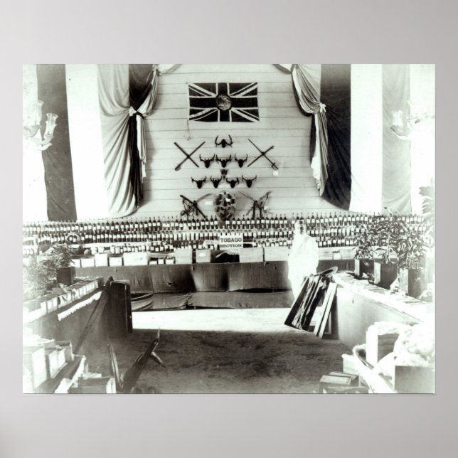 Póster Exposición de Trinidad y Tabago, 1890 (Frente)