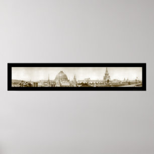 Póster Exposición del Pacífico de Panamá San Francisco Fo