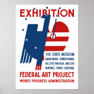 Póster Exposición -- El PA de Harrisburg del museo del