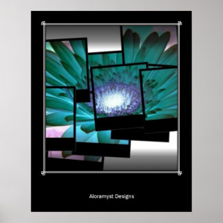 Póster Exposición floral