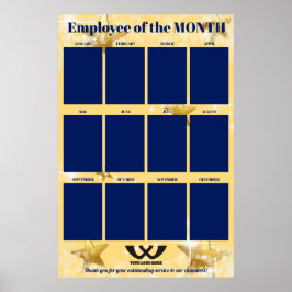 Póster exposición fotográfica de estrellas del mes