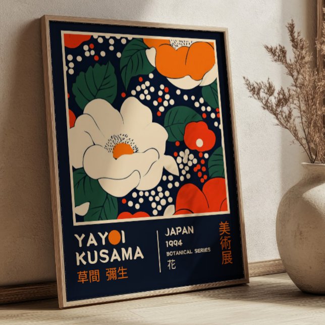 Póster Exposición Retro de Yayoi Kusama de Florales Vibra (Subido por el creador)
