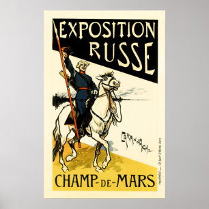 Póster Exposición Rusa Champ de Mars Maitres de Affiche