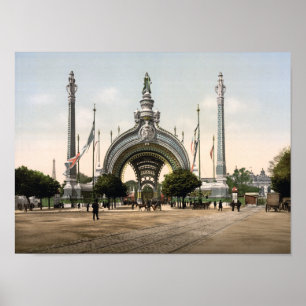 Póster Exposition Universelle Grand Entrance - 1900