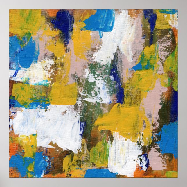 Póster Expresión abstracta #11 de Michael Moffa (Frente)