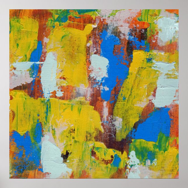 Póster Expresión abstracta #8 de Michael Moffa (Frente)