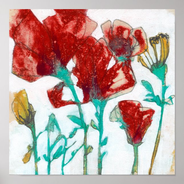 Póster Expresión de flor II (Frente)