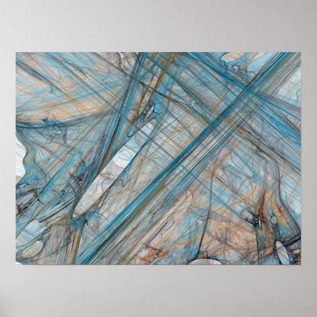 Póster Expresión fractal II (Frente)