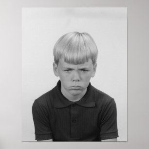 Póster Expresiones faciales del niño