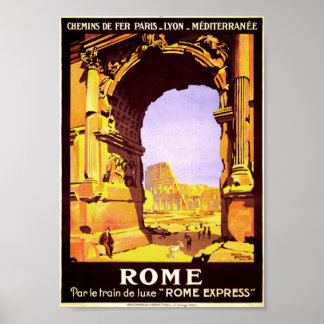 Póster Express de Roma