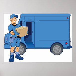 Póster Express Delivery Man
