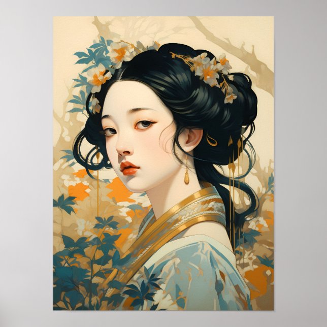 Póster Exquisita esencia de la elegancia china (Frente)