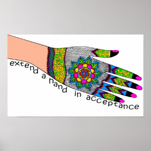 PÓSTER EXTENDER UNA MANO A TODOS...