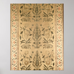 Póster Extensión del piso del terciopelo, Moghul, período