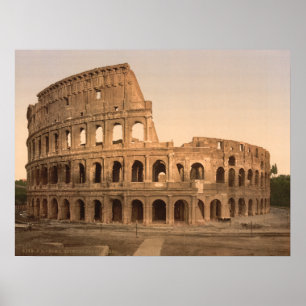 Póster Exterior Colosseum, Rome, Italy Archival print