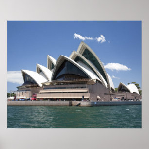 Póster exterior de la Casa de la Ópera de Sydney, Sydney,