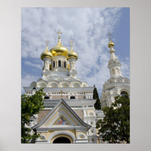Póster Exterior de la Catedral de San Alejandro Nevski