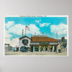 Póster Exterior View of Hageman's Marine Grotto