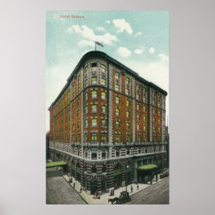 Póster Exterior View of Hotel Seneca