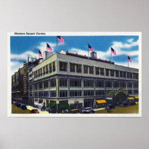 Póster Exterior View of Madison Square Garden