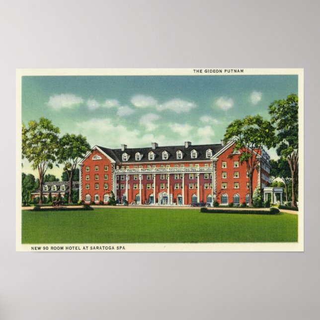 Póster Exterior View of the Gideon Putnam Hotel (Frente)