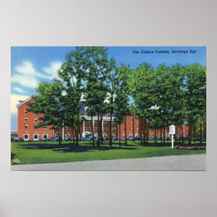 Póster Exterior View of the Gideon Putnam, Saratoga