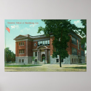 Póster Exterior View of the Grammar School