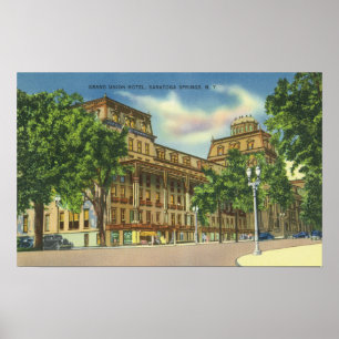 Póster Exterior View of the Grand Union Hotel