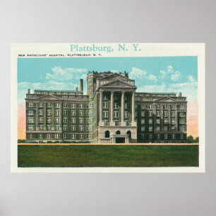 Póster Exterior View of the New Physician's Hospital