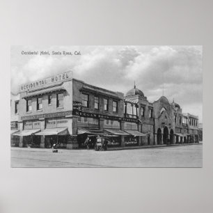 Póster Exterior View of the Occidental Hotel