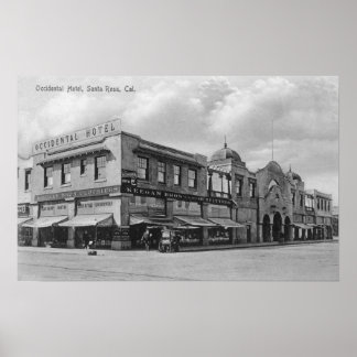 Póster Exterior View of the Occidental Hotel
