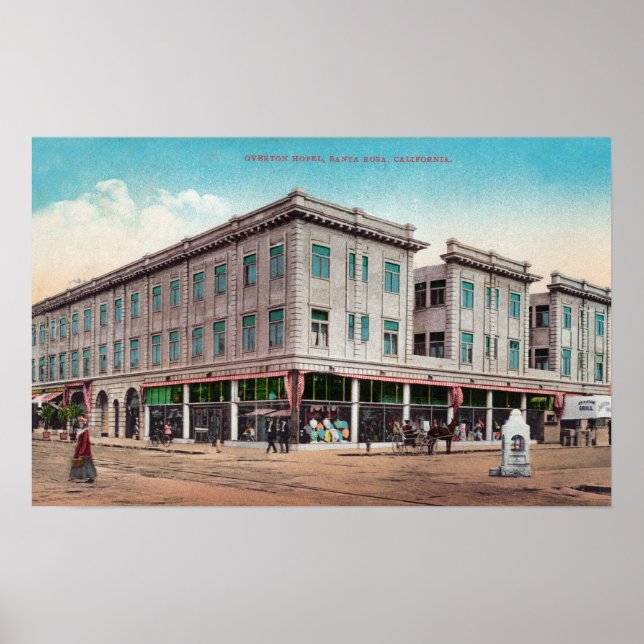 Póster Exterior View of the Overton Hotel (Frente)