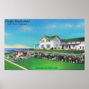 Póster Exterior View of the Pacific Beach Hotel