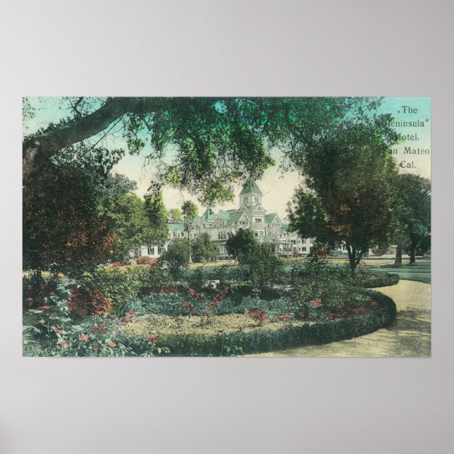 Póster Exterior View of the Peninsula Hotel (Frente)