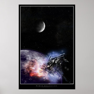 Póster Extinción humana