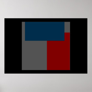 Póster Extracto contemporáneo moderno