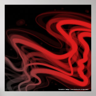 Póster Extracto rojo fibroso