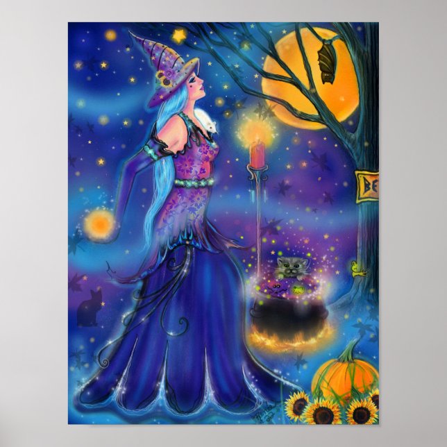 Póster Extraña bruja de Renee Lavoie (Frente)