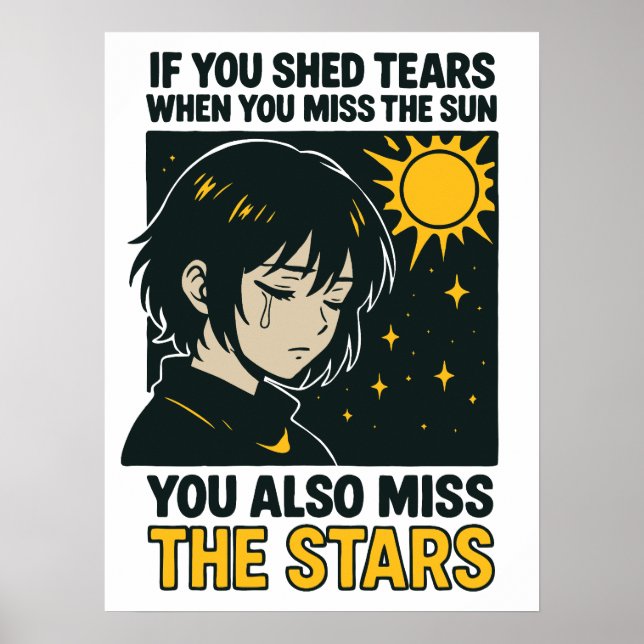 Póster Extrañar las estrellas (Frente)