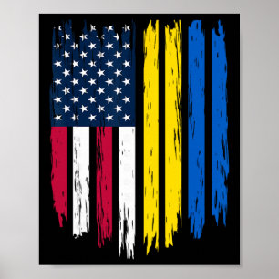 Póster Extranjero Inmigrante - Estados Unidos Ucrania Ban