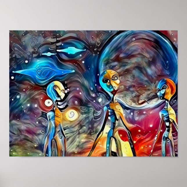 Póster Extranjeros (Frente)