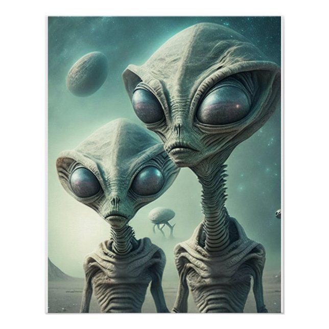 Póster ¡Extranjeros! (Anverso)